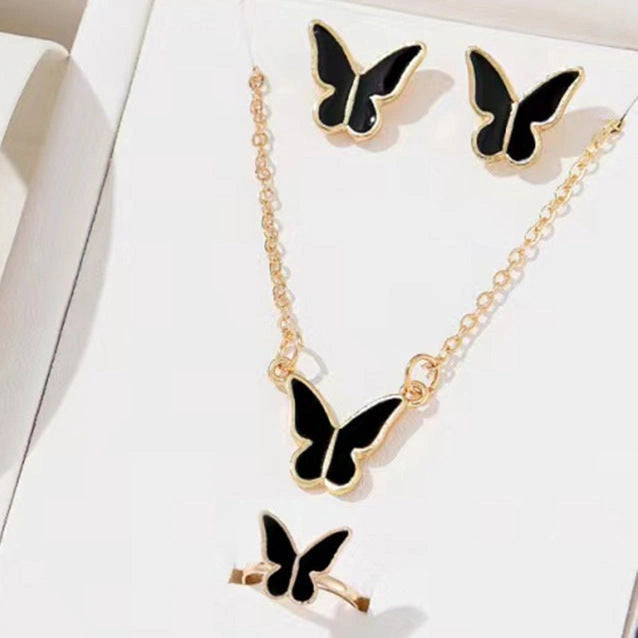 5-Piece Butterfly Jewelry Set for Women: Elegant and Versatile