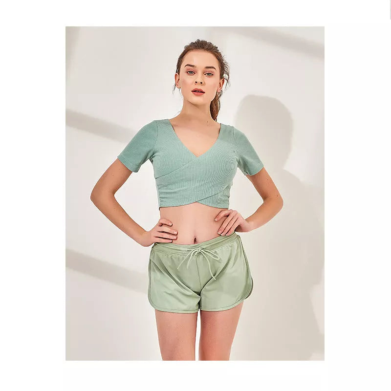 Cotton sports running yoga clothes in multiple colors and sizes