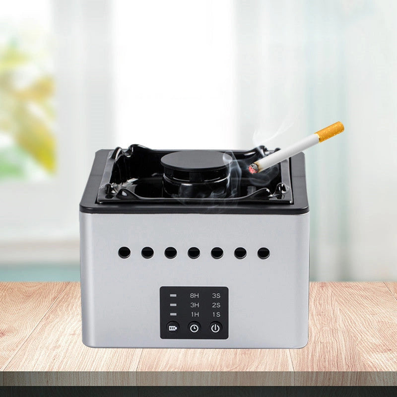 Mini Ashtray Air Purifier with Negative Ion Technology for Odor Removal