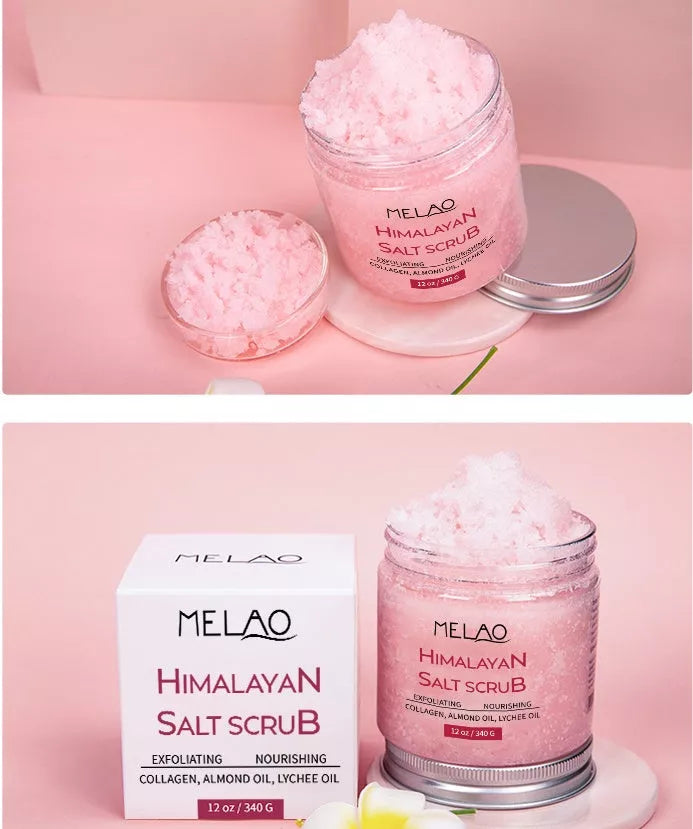Himalayan Salt Body Scrub Cream for Exfoliating and Moisturizing