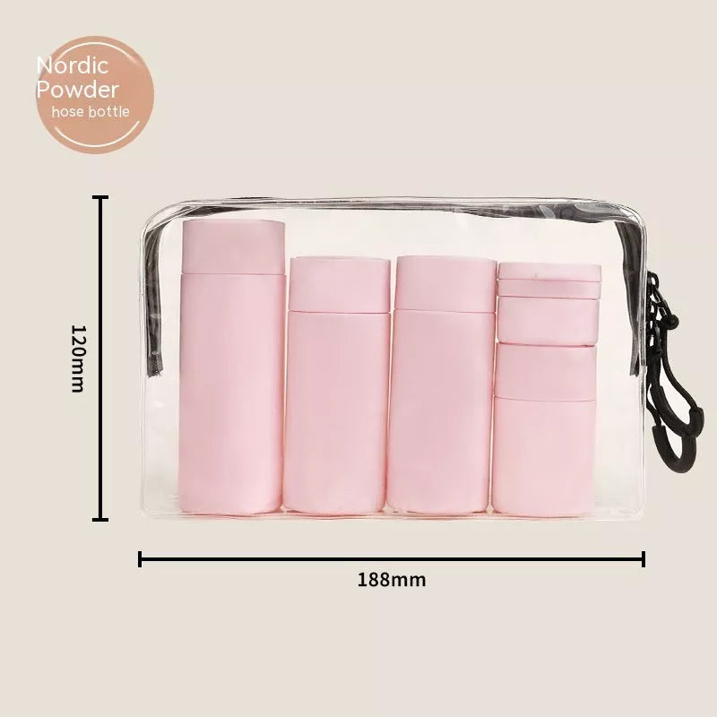 Travel Portable Filling Set Lotion Bottle in Acrylic/PMMA