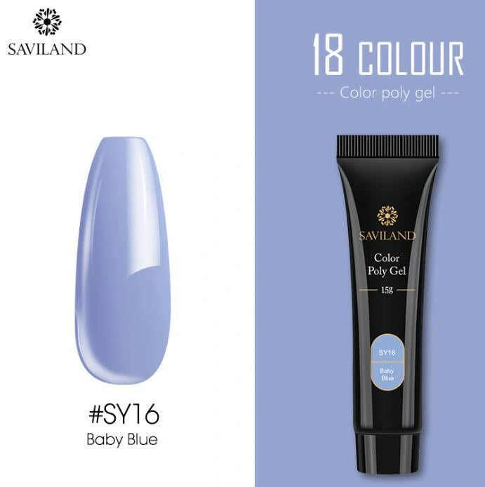 15g colored crystal nail extension glue with resin formula