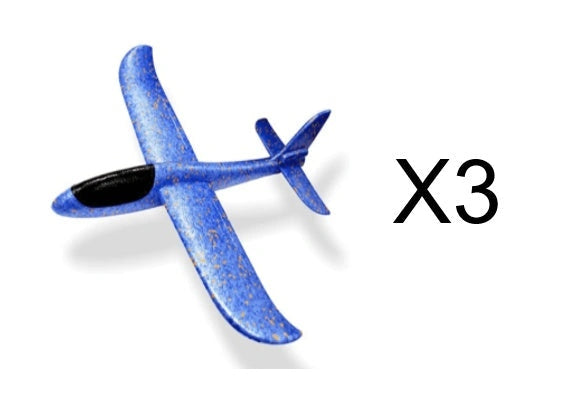 Luminous Hand Launch Flying Foam Airplane for Outdoor Fun