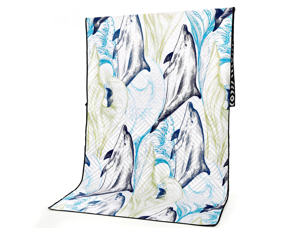 Superfine fibre beach towel in various colours, 175x75cm size, 280g lightweight for travel and outdoor sports