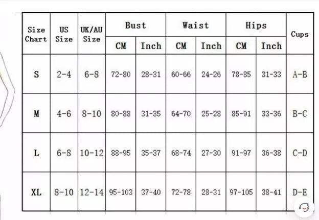 Women's Striped Bikini Set with Tube Top and Waist Skirt