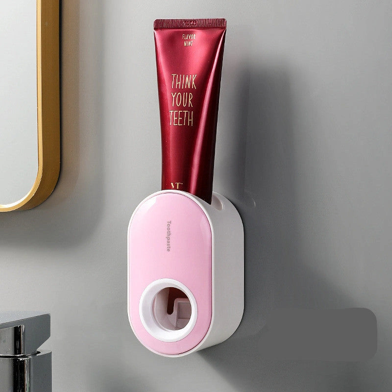 Automatic Wall-mounted Toothpaste Squeezer with Nail-free Installation