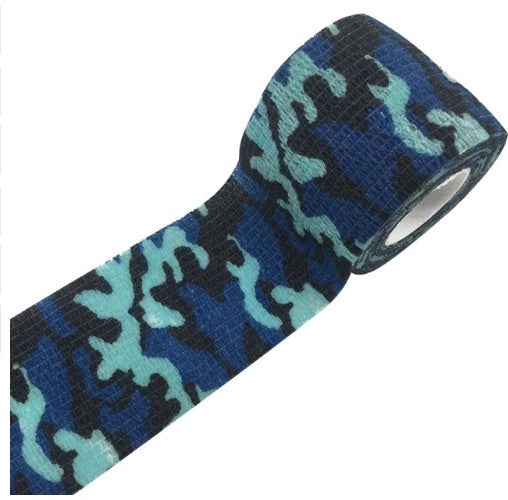 Camouflage Non-woven Elastic Bandage with Self-adhesive Feature