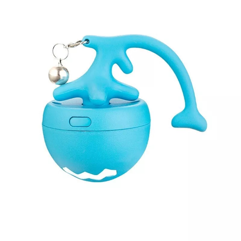 USB Rechargeable Smart Interactive Cat Toy Ball with Obstacle Avoidance