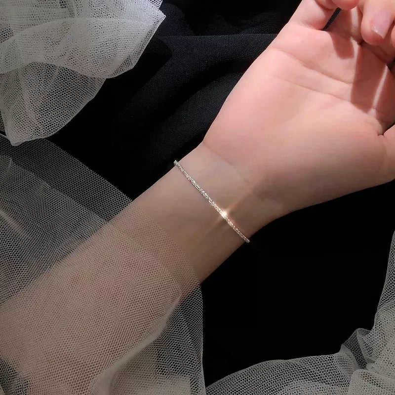 Starry Bracelet Sparkling Cauliflower Anklet for Women