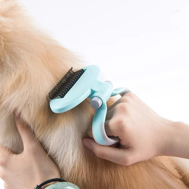 Dog Comb for Knot Removal with Dual-Head Design