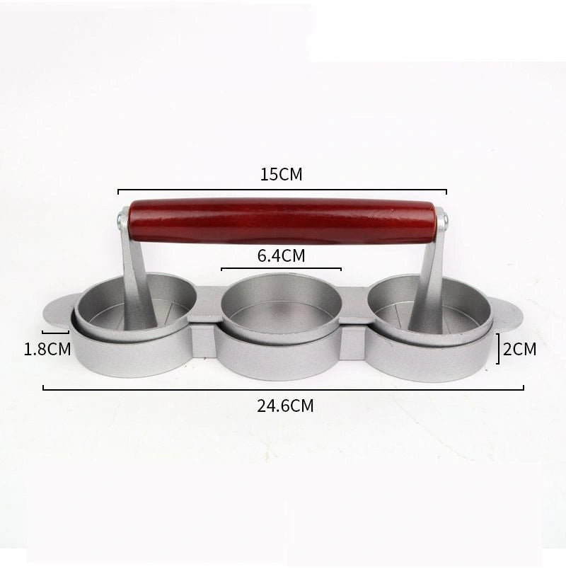 Aluminum Alloy Hamburger Press Mold for Uniform Patty Shaping