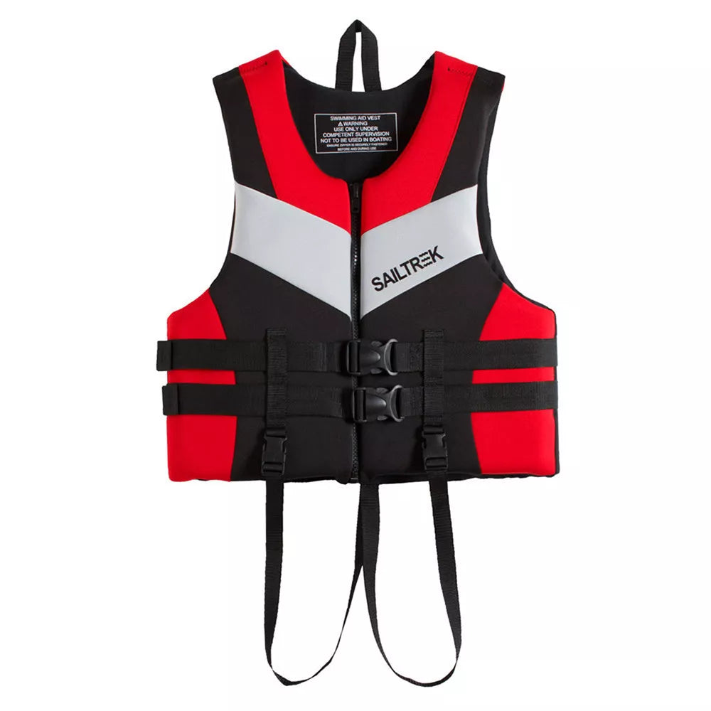 Professional life jacket with thickened buoyancy for enhanced safety