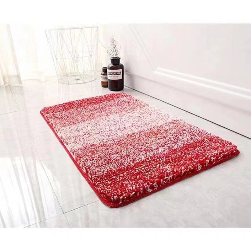 Microfiber TPR Non-slip Floor Mat with Snowflake Design
