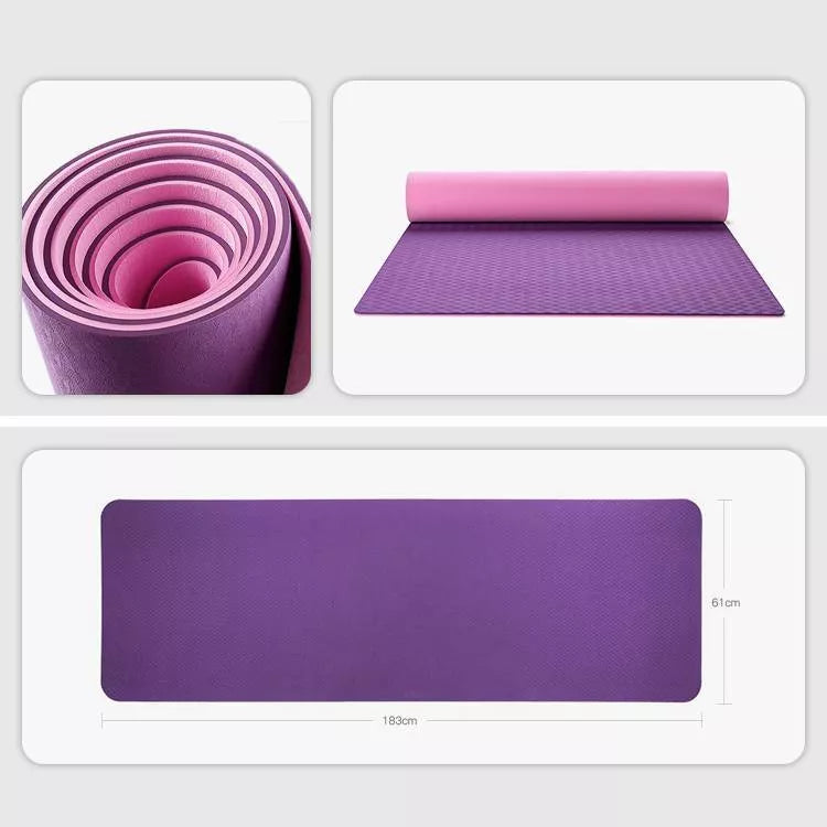 Tasteless and antiskid fitness dance yoga mat for secure workouts