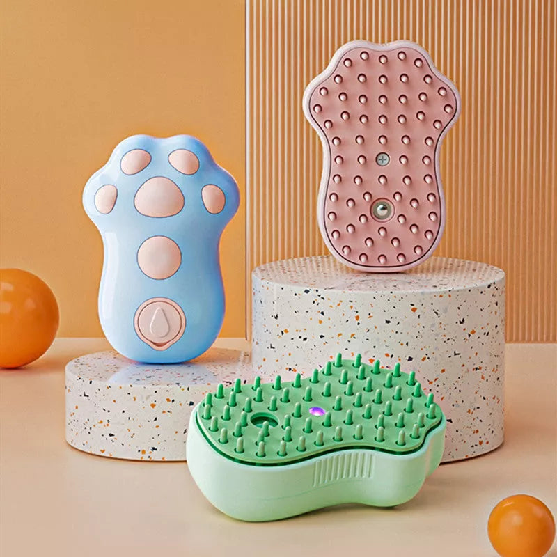 Electric Pet Spray Comb with UV Light and Steam Cleaning