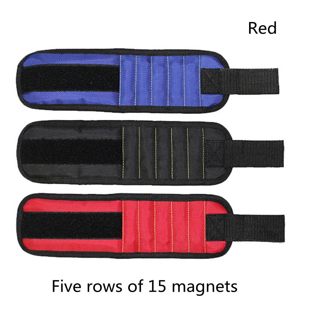 Powerful Magnetic Wristband with Multiple Compartments