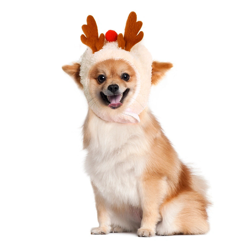 Christmas Pet Costume with Velvet Material for Winter Warmth