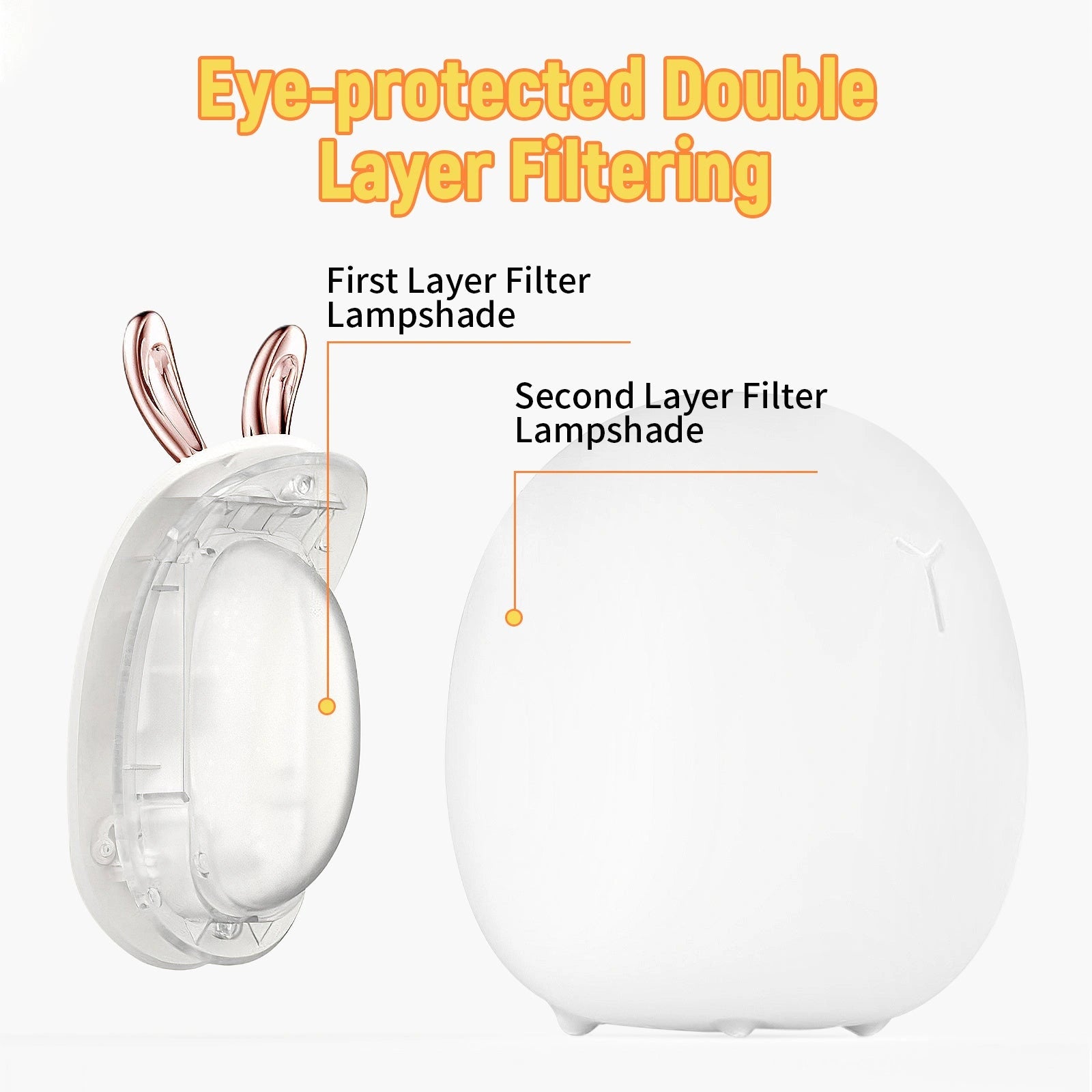 Adjustable Silicone Baby Night Light with Touch Control