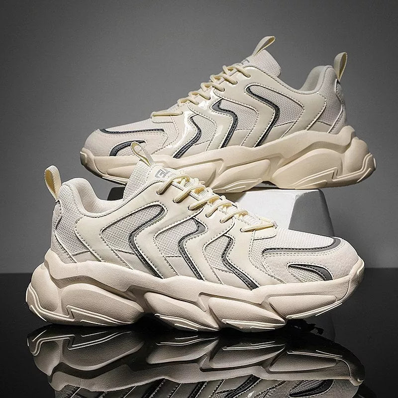 Black Increased Mesh Tide Sports Casual Shoes