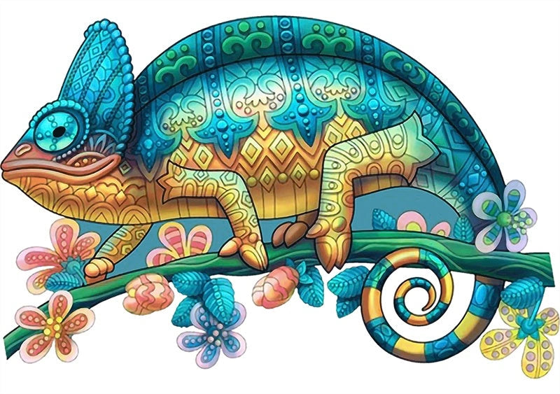 Colorful Animal-Shaped Wooden Jigsaw Puzzles for Kids