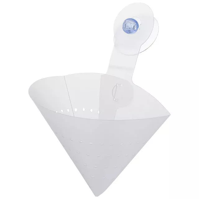 Foldable Sink Filter with Suction Cup for Kitchen Waste Management