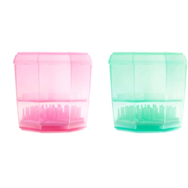 14-hole makeup brush holder with multifunction stand for organized display