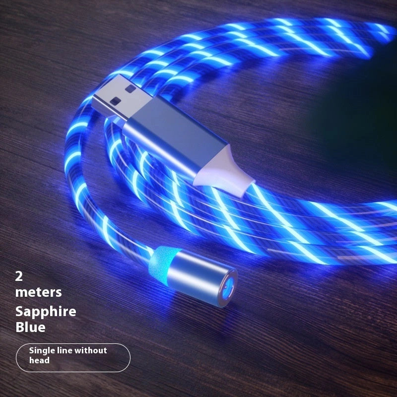 Magnetic Charging Cable with Nylon Braiding and 10,000+ Bend Lifespan
