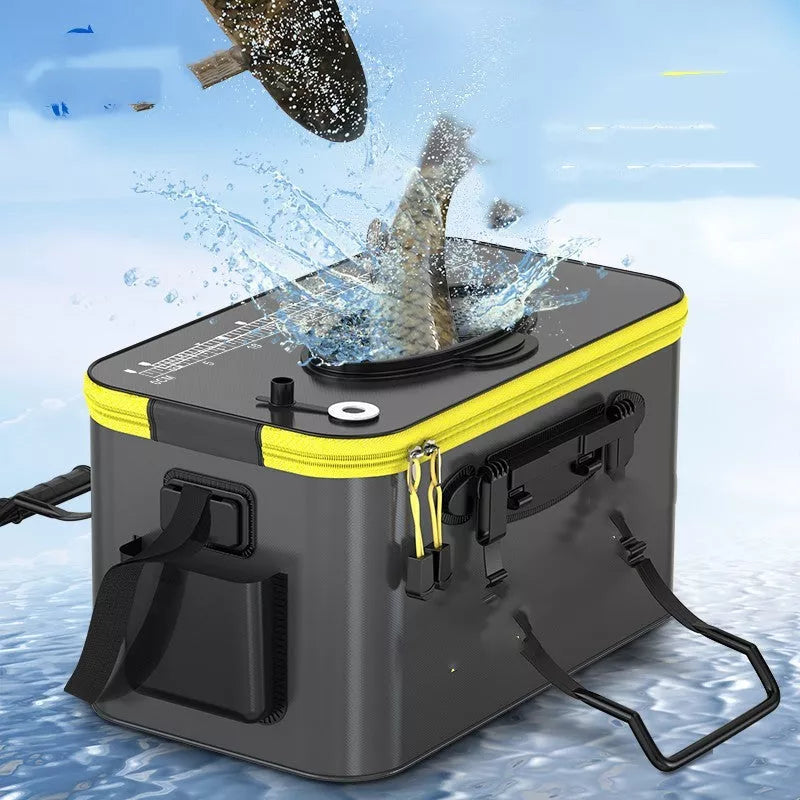 Thickened EVA Fish Protection Bucket with Oxygen Pump Options