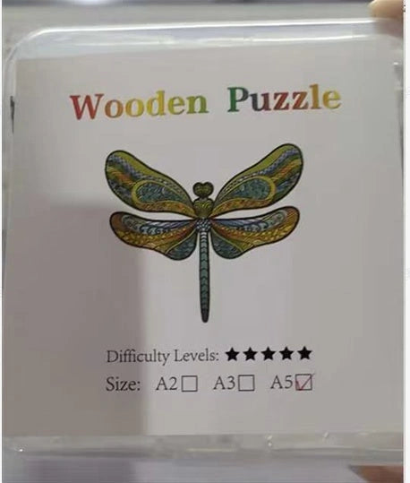 Animal Shaped Wooden Jigsaw Puzzles for Kids