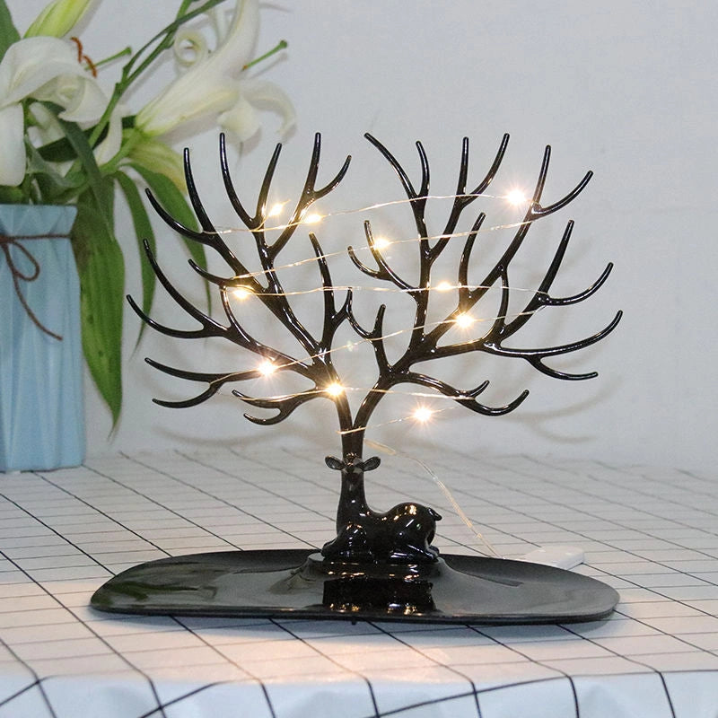 Deer Antler Jewelry Stand for Earrings, Necklaces, and Bracelets