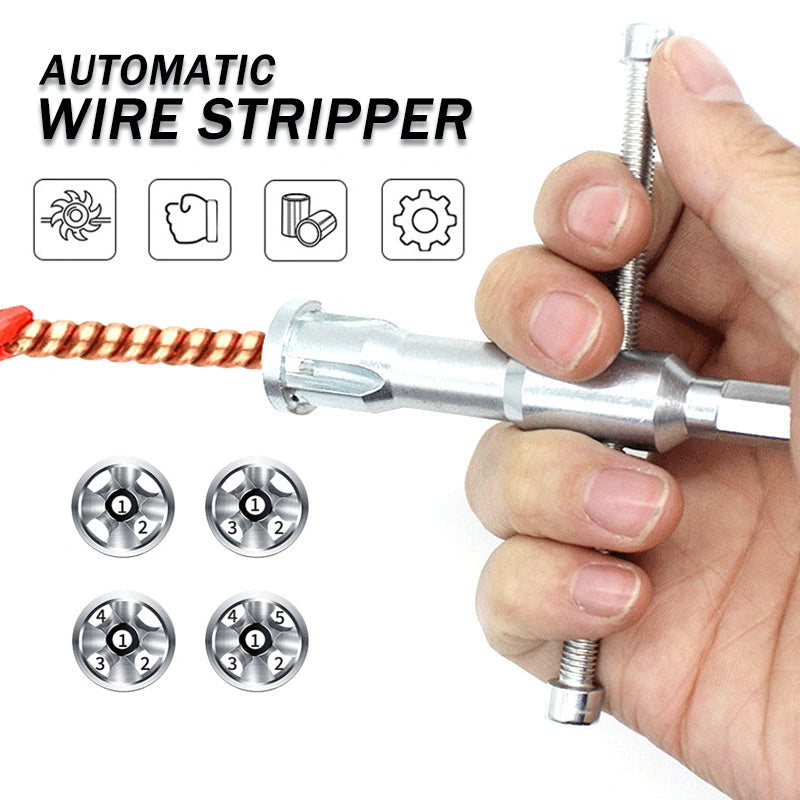Automatic Wire Stripper for Quick Cable Peeling and Twisting