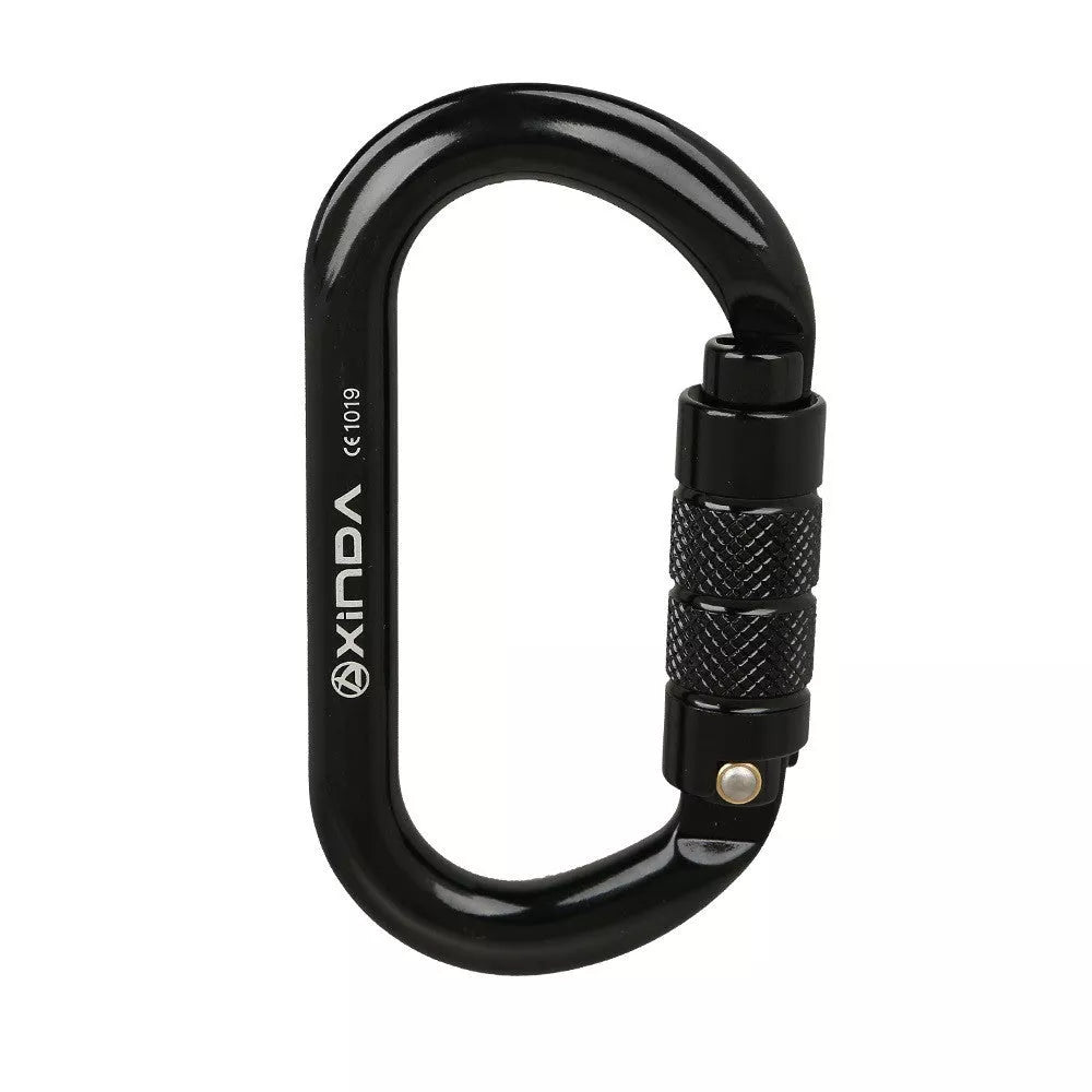 O-shaped Thread Lock Rock Climbing Carabiner with 7075 Aircraft Grade Aluminum
