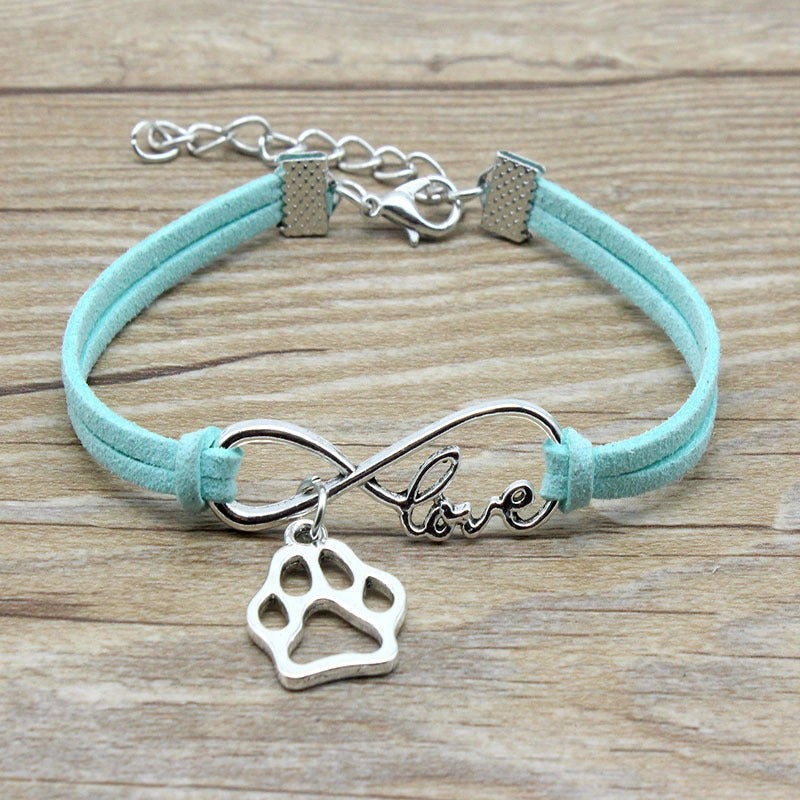 Hand-woven Infinite Love Pet Bracelet in Simple Style
