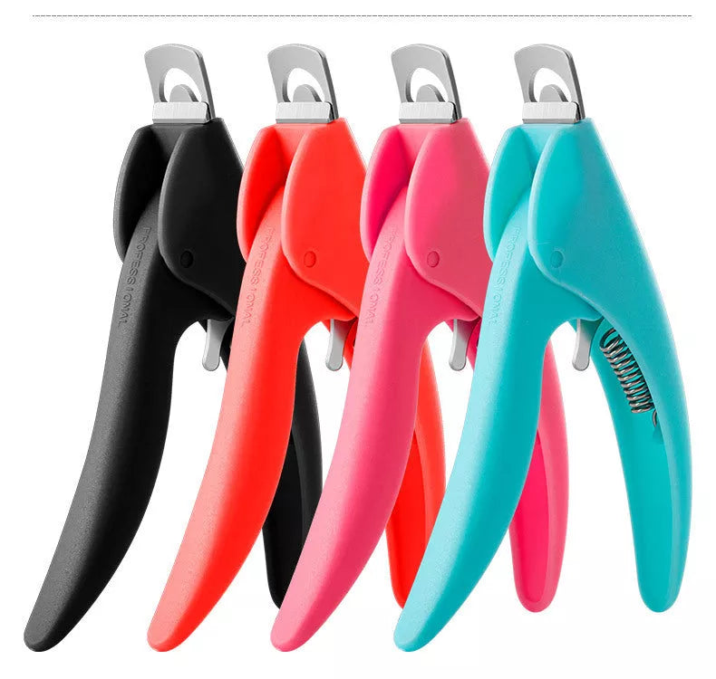 U-Shaped DIY French Nail Clipper with Stainless Steel Blades