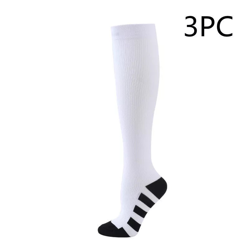 Compression Socks for Running with Three-Bar Design