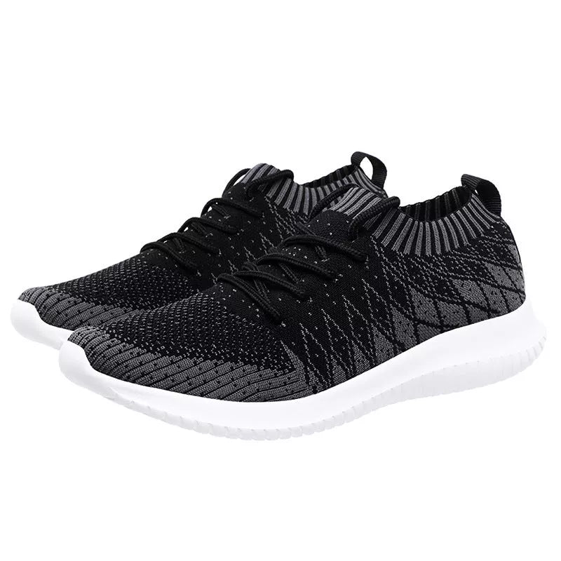 Flying Woven Men's Sneakers with Breathable Flyknit Upper