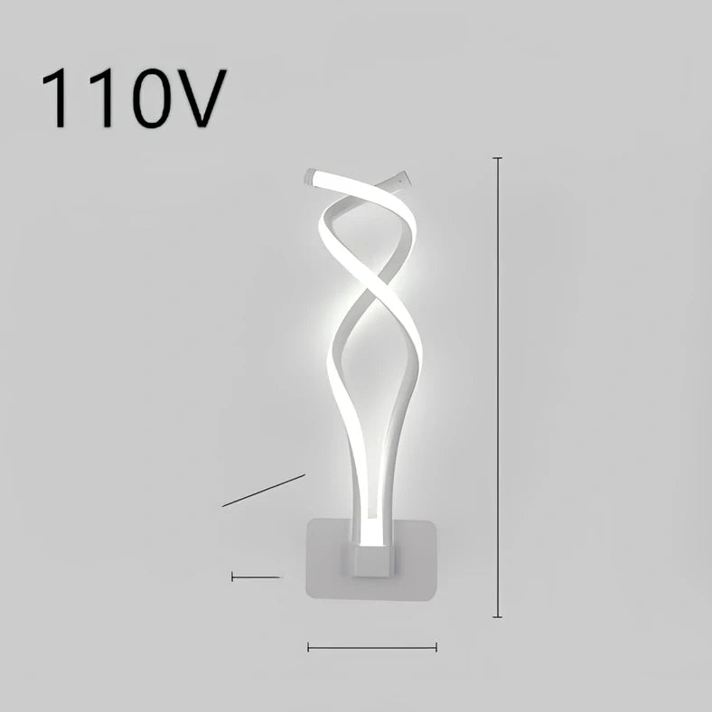 Nordic minimalist LED wall lamp in black with silicone shade, 220V for bedroom bedside use, 30000-hour lifespan