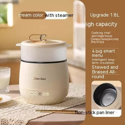 Household Mini Multi-function Rice Cooker with 1.8L Capacity