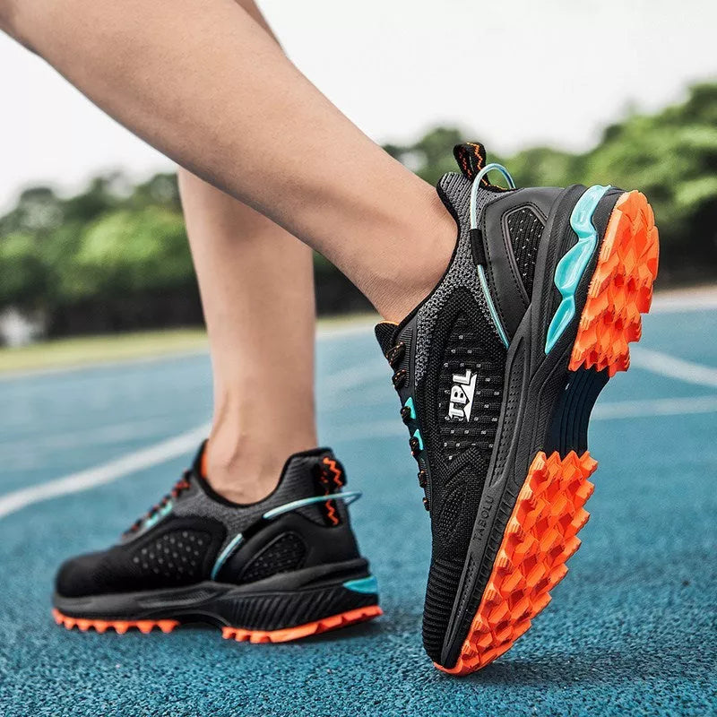 Junior High School Track and Field Running Shoes with Non-Slip Rubber Soles