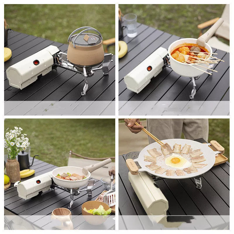 Portable Folding Cassette Stove for Outdoor Cooking