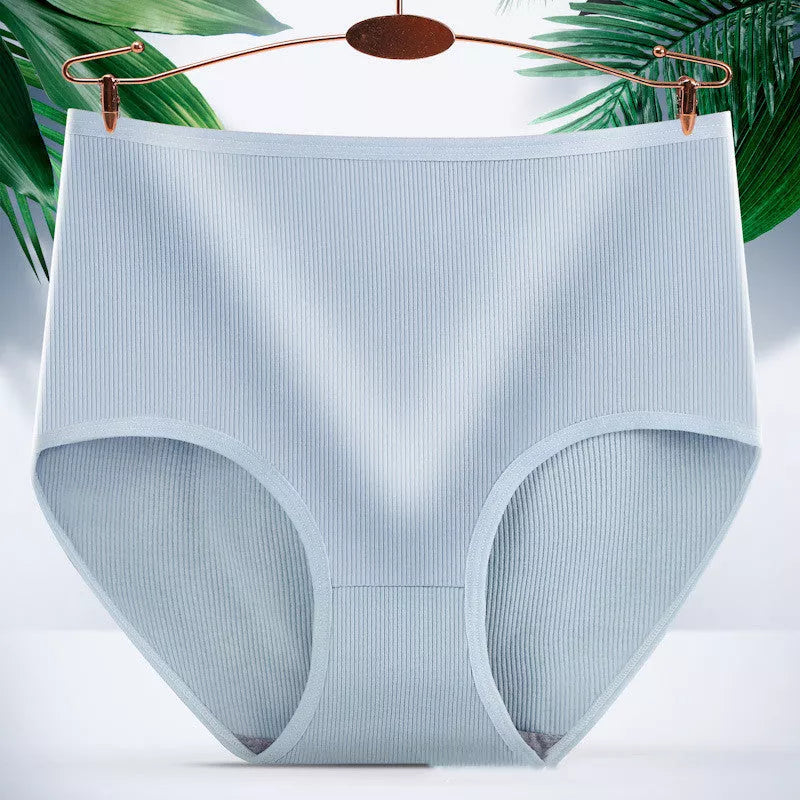 Women's High Waist Tummy Tucking & Hip Lifting Panties in Milk Silk