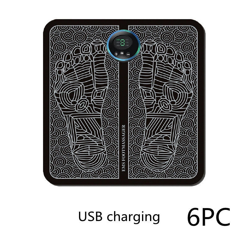 EMS Foot Massager Mat with USB Charging and Adjustable Modes