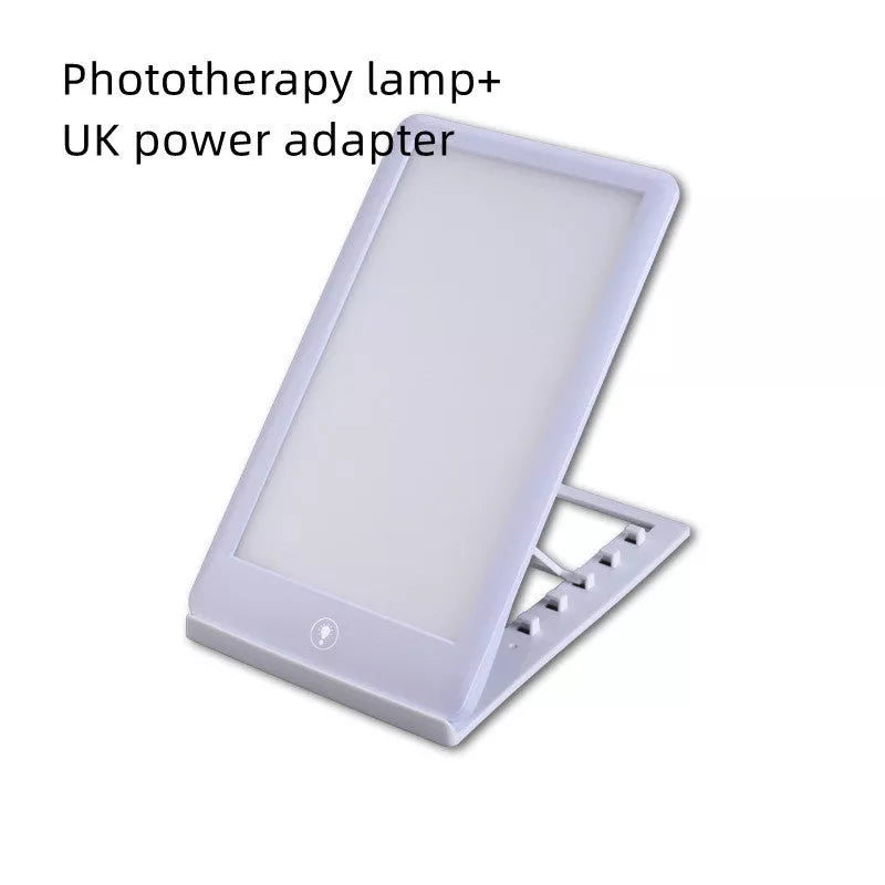 Solar light therapy lamp with adjustable brightness and bionic sunlight