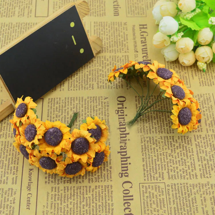 DIY Sunflower Garland and Bouquet Set for Weddings