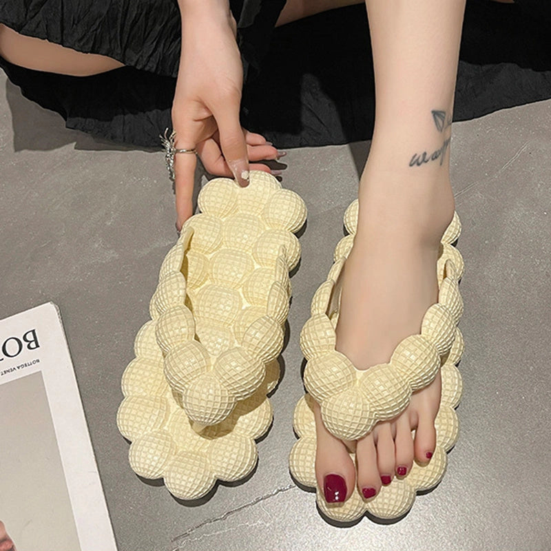 Women's PVC Bubble Slippers for Indoor and Outdoor Use