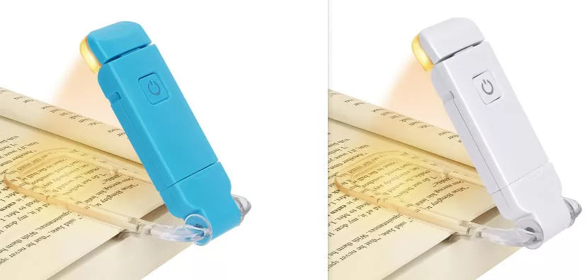Adjustable LED USB Rechargeable Book Light with 315° Flexible Holder