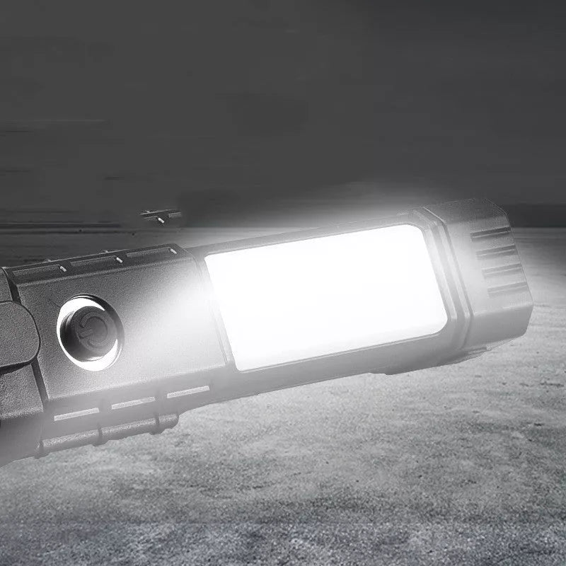 Multifunctional Car Safety Hammer with LED Flashlight and USB Charging