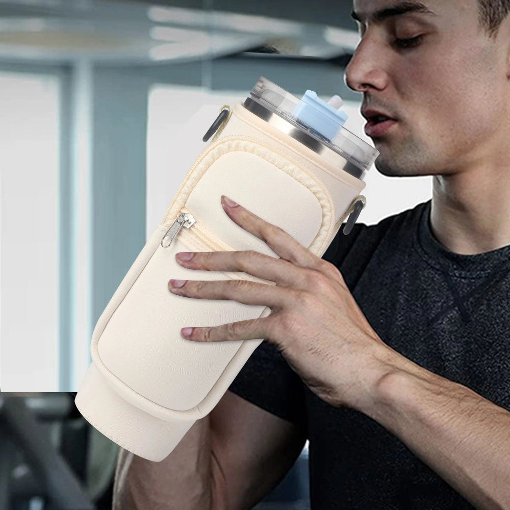 Neoprene Vacuum Thermal Straw Cup Sleeve for Sports