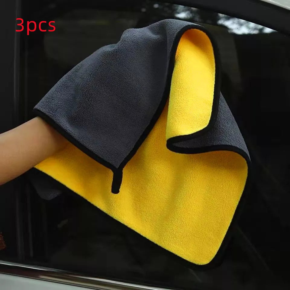 Two-color Double-sided Car Wash Towel for Scratch-Free Cleaning