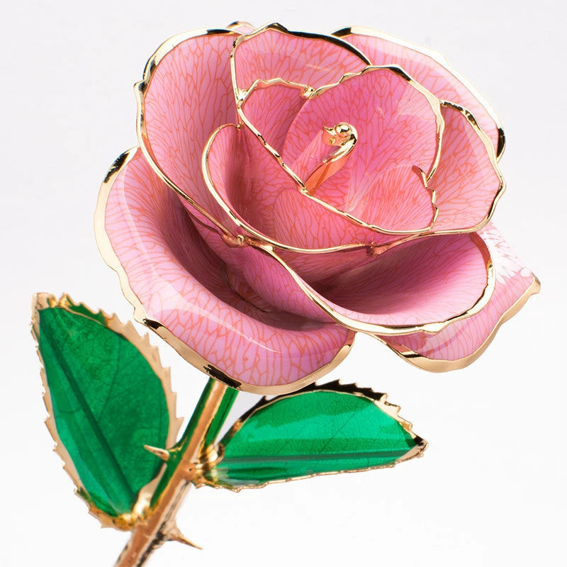 24K Gold-plated Rose in Gift Box for Valentine